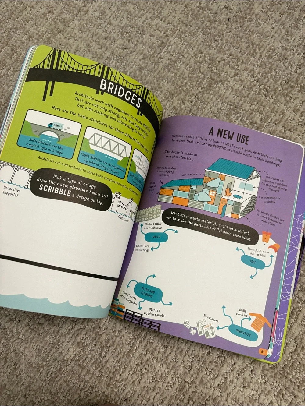 Usborne Architecture Scribble Book